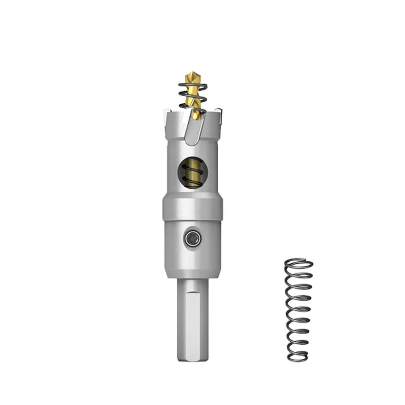 GSTK Upgrade Heavy Duty Carbide Hole Saw,Metal Steel Hole Saw Drill Bit,TCT Hole Cutter-Alloy Hardness Upgrade, Life Upgrade,Use for Stainless Steel, mild Steel, Iron, Copper,etc (18mm|45/64") - Image 1
